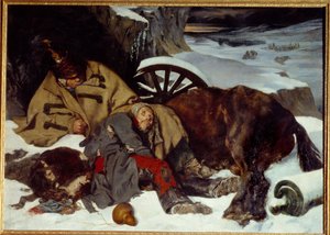 Episode des russischen Rückzugs. Napoleonischer Krieg (1812) von Joseph Fernand Boissard de Boisdenier