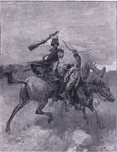 Schlägt einen von ihnen vom Pferd von Joseph Finnemore