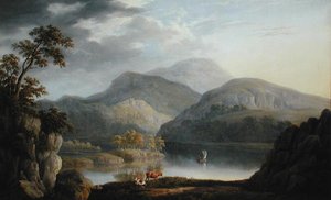 Eine Landschaft in den Seen