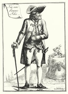 Ich habe eine gute Idee (Stich) von Joseph Franz von (after) Goez