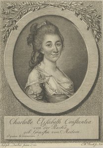 Porträt von Elisa von der Recke