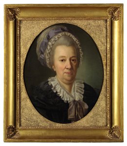 Porträt von Prinzessin Jekaterina Iwanowna Tscherkassowa 1727-1797, geb. Hedvig Elisabeth von Biron, 1781