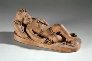 Modell für Jane Gott als ein Kind im Wald von Joseph Gott