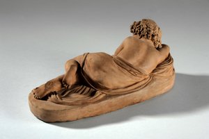 Maquette für Margaret Gott als Baby im Wald