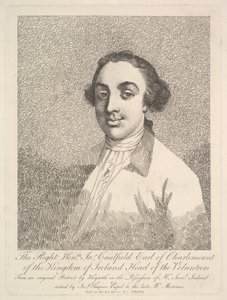 Der ehrenwerte James Caulfield, Earl of Charlemount des Königreichs Irland, 19. März 1782