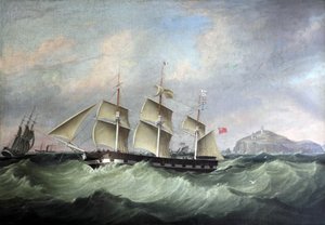 Die Charlotte vor dem Old Head of Kinsale
