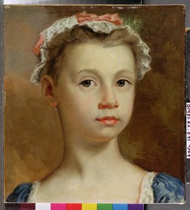 Skizze eines jungen Mädchens, ca. 1730-40