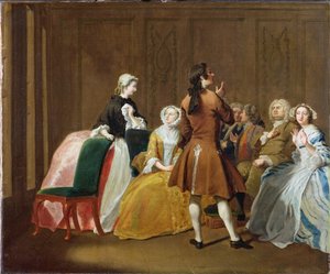 Die Familie Harlowe, aus Samuel Richardsons 