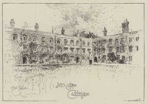 Jesus College, Cambridge von Joseph Holland Tringham