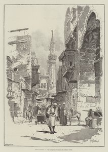 Leben in Ägypten, die Moschee von Sharia-el-Aybar, Kairo