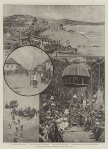 Die Ashanti-Expedition, Skizzen am Cape Coast Castle