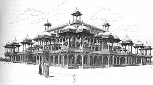 Das Mausoleum von Akbar, Agra von Joseph Holland Tringham