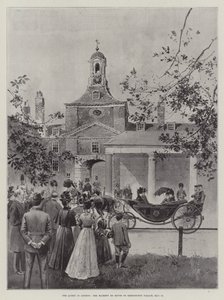 Die Königin in London, Ihre Majestät auf dem Weg zum Kensington Palace, 15. Mai von Joseph Holland Tringham