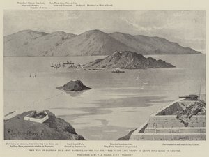 Der Krieg in Ostasien, der Hafen von Wei-hai-Wei von Joseph Holland Tringham