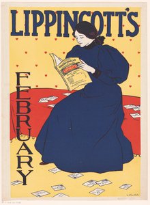 Anzeige für eine Februarausgabe von Lippincott