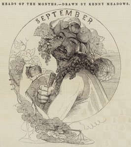 Köpfe der Monate von Joseph Kenny Meadows