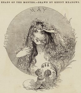 Köpfe der Monate von Joseph Kenny Meadows