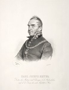 Porträt von Dr. Karl Joseph Meyer von Joseph Kriehuber