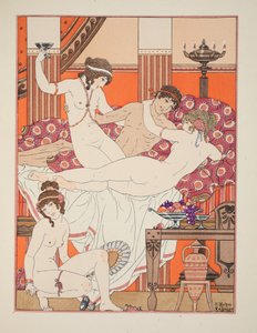 Übermaß an Wein und Frauen, Illustration aus 