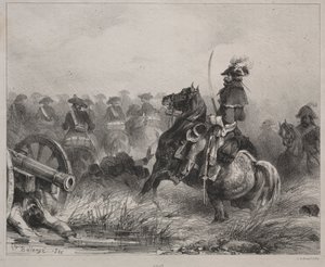 Kavallerieszene, 1836