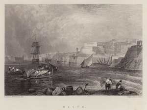 Malta von Joseph Mallord William (after) Turner
