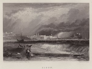 Sidon von Joseph Mallord William (after) Turner