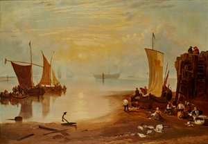 Sonnenaufgang durch Dunst von Joseph Mallord William (after) Turner