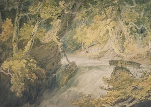 Ein Fluss in Hochwasser, ca. 1796