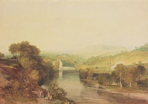 Addingham Mühle am Wharfe, West Yorkshire, um 1808 von Joseph Mallord William Turner