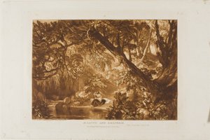Aesacus und Hesperie, Platte 66 aus Liber Studiorum von Joseph Mallord William Turner