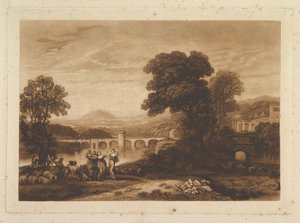Apuleia auf der Suche nach Apuleius unveröffentlichte Platte, Liber Studiorum, 1813-23