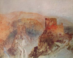 Burg Eltz und Trutz Eltz von Norden, 1840