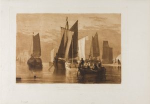 Ruhe, Platte 44 aus Liber Studiorum von Joseph Mallord William Turner