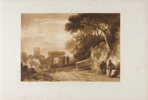 Christus und die Frau von Samaria, Platte 71 aus Liber Studiorum
