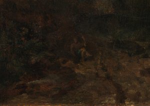Detail der Ben Lomond Berge, Schottland: Der Reisende - Vide Ossians Krieg von Caros, ca. 1799-1800