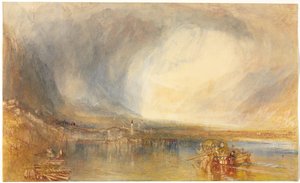 Flüelen, vom Vierwaldstättersee aus von Joseph Mallord William Turner