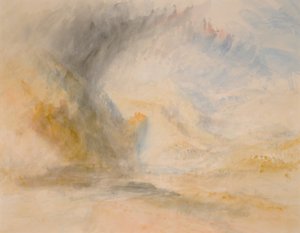 Fuß des St. Gotthard, ca. 1842 von Joseph Mallord William Turner