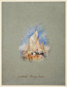 Fischerboote in Great Yarmouth von Joseph Mallord William Turner