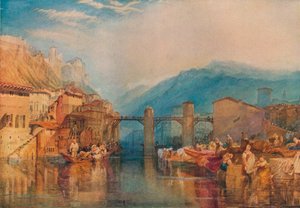 Grenoble-Brücke, 1824 von Joseph Mallord William Turner