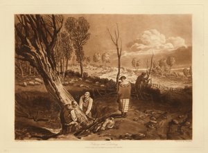 Heckenpflanzen und Grabenziehen von Joseph Mallord William Turner
