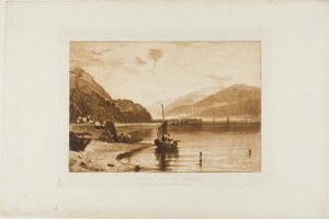 Inverary Pier, Platte 35 aus Liber Studiorum von Joseph Mallord William Turner