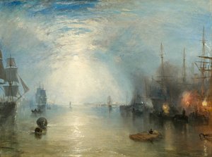Kielmänner, die bei Mondlicht Kohlen verladen von Joseph Mallord William Turner