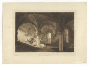 Krypta der Kirkstall Abtei von Joseph Mallord William Turner