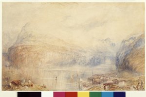 Der Vierwaldstättersee von Brunnen aus von Joseph Mallord William Turner