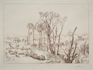 Liber Studiorum: Crowhurst, Sussex von Joseph Mallord William Turner