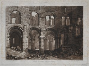Liber Studiorum: Holy Island Cathedral von Joseph Mallord William Turner