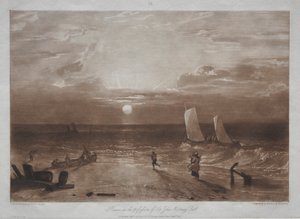 Liber Studiorum: Mildmay Seestück von Joseph Mallord William Turner
