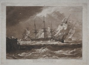 Liber Studiorum: Schiffe in einer Brise von Joseph Mallord William Turner