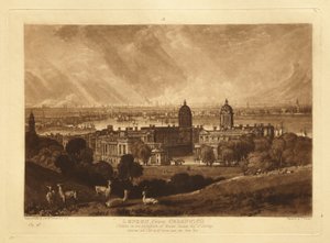 London von Greenwich aus von Joseph Mallord William Turner