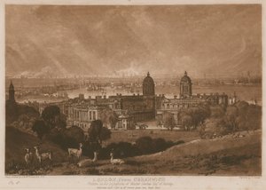 London von Greenwich von Joseph Mallord William Turner